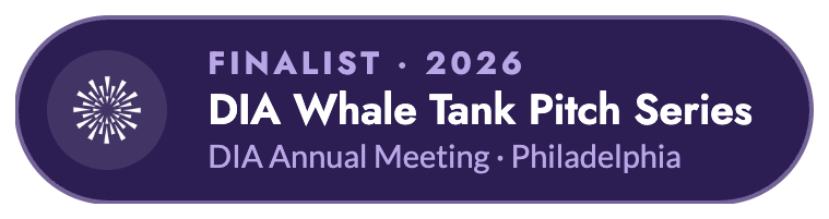 Finalist — DIA Whale Tank Pitch Series 2026, DIA Annual Meeting, Philadelphia