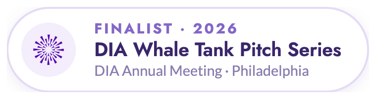 Finalist — DIA Whale Tank Pitch Series 2026, DIA Annual Meeting, Philadelphia